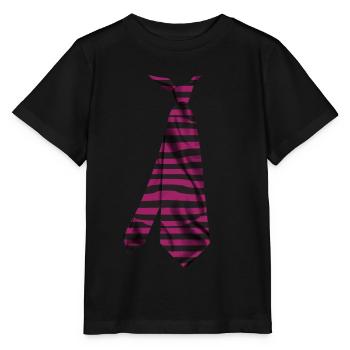 t-shirt colorful printed necktie Krawatte tie - Stanley/Stella MINI CREATOR Kids’ T-Shirt - black - Front - Mikhail (115cm)