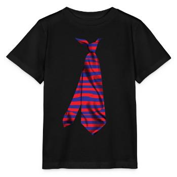 t-shirt colorful necktie pattern design - Stanley/Stella MINI CREATOR Kids’ T-Shirt - black - Front - Mikhail (115cm)