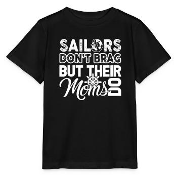 Sailor Proud Sailor Mom - Stanley/Stella MINI CREATOR Kids’ T-Shirt - black - Front - Mikhail (115cm)