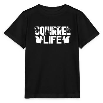 Squirrel Squirrel Life - Stanley/Stella MINI CREATOR Kids’ T-Shirt - black - Front - Mikhail (115cm)