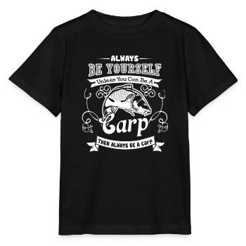 Carp Always Be A Carp - Stanley/Stella MINI CREATOR Kids’ T-Shirt - black - Front - Mikhail (115cm)