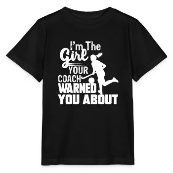 Field Hockey Field Hockey Girl - Stanley/Stella MINI CREATOR Kids’ T-Shirt - black - Front - Mikhail (115cm)