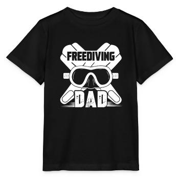 Freediving Freediving Dad - Stanley/Stella MINI CREATOR Kids’ T-Shirt - black - Front - Mikhail (115cm)
