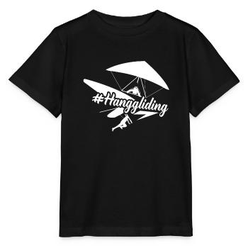 Hang Gliding Hang gliding Hashtag - Stanley/Stella MINI CREATOR Kids’ T-Shirt - black - Front - Mikhail (115cm)