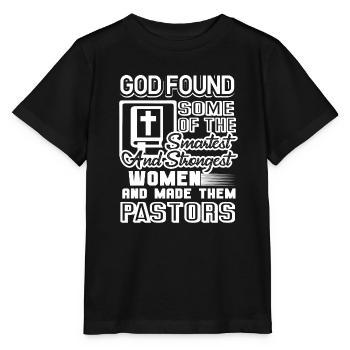 Pastor Strongest Women Become Pastor - Stanley/Stella MINI CREATOR Kids’ T-Shirt - black - Front - Mikhail (115cm)
