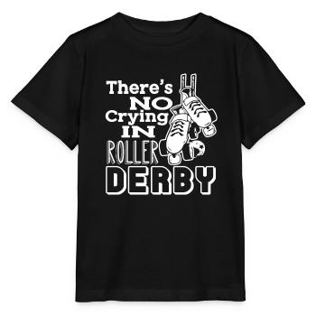 Roller Derby No Crying In Roller Derby - Stanley/Stella MINI CREATOR Kids’ T-Shirt - black - Front - Mikhail (115cm)