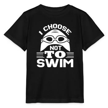 Swimming I Choose Not To Swim - Stanley/Stella MINI CREATOR Kids’ T-Shirt - black - Front - Mikhail (115cm)