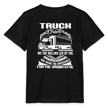 Truck Driver Truck Driver Ungrateful - Stanley/Stella MINI CREATOR Kids’ T-Shirt - black - Front - Mikhail (115cm)