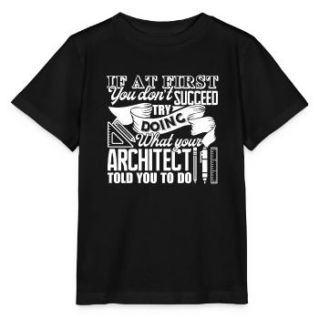 Architect Proud Architect - Stanley/Stella MINI CREATOR Kids’ T-Shirt - black - Front - Mikhail (115cm)