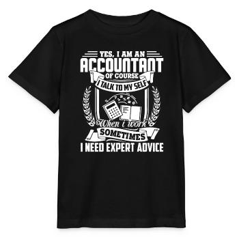 Accountant I'm An Accountant - Stanley/Stella MINI CREATOR Kids’ T-Shirt - black - Front - Mikhail (115cm)
