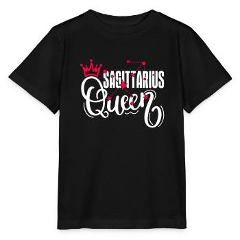 Sagittarius Sagittarius Queen Horoscope - Stanley/Stella MINI CREATOR Kids’ T-Shirt - black - Front - Mikhail (115cm)