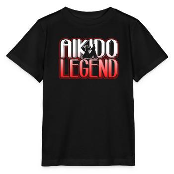 Aikido Aikido Legend - Stanley/Stella MINI CREATOR Kids’ T-Shirt - black - Front - Mikhail (115cm)