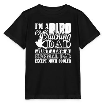 Birdwatching Birdwatching Dad Is Cooler - Stanley/Stella MINI CREATOR Kids’ T-Shirt - black - Front - Mikhail (115cm)