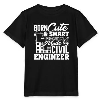 Civil Engineer Proudly Made by Civil Engineer - Stanley/Stella MINI CREATOR Kids’ T-Shirt - black - Front - Mikhail (115cm)