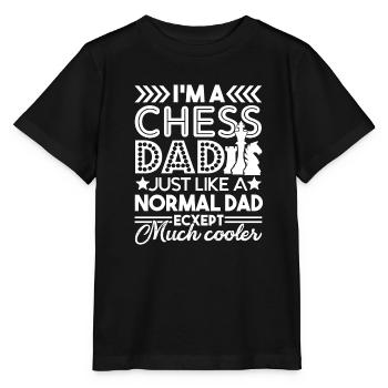 Chess Chess Dad Cooler - Stanley/Stella MINI CREATOR Kids’ T-Shirt - black - Front - Mikhail (115cm)