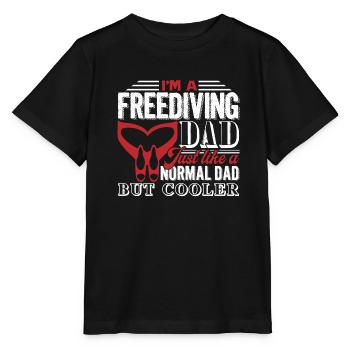 Freediving Freediving Dad Is Cooler - Stanley/Stella MINI CREATOR Kids’ T-Shirt - black - Front - Mikhail (115cm)