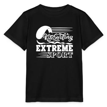 Kitesurfing Kitesurfing Extreme Sport - Stanley/Stella MINI CREATOR Kids’ T-Shirt - black - Front - Mikhail (115cm)