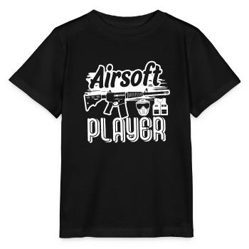 Airsoft Airsoft Player - Stanley/Stella MINI CREATOR Kids’ T-Shirt - black - Front - Mikhail (115cm)