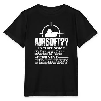 Airsoft Airsoft Soft Of Feminine Product - Stanley/Stella MINI CREATOR Kids’ T-Shirt - black - Front - Mikhail (115cm)