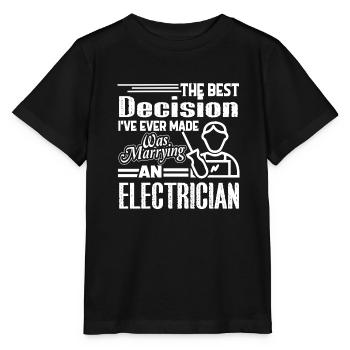 Electrician Marrying An Electrician - Stanley/Stella MINI CREATOR Kids’ T-Shirt - black - Front - Mikhail (115cm)