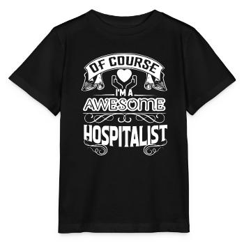 Hospitalist I am Awesome Hospitalist - Stanley/Stella MINI CREATOR Kids’ T-Shirt - black - Front - Mikhail (115cm)