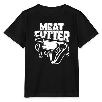 Proud To Be A Meat Cutter - Stanley/Stella MINI CREATOR Kids’ T-Shirt - black - Front - Mikhail (115cm)