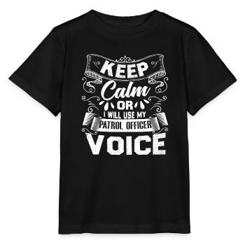 Patrol Officer Patrol Officer Voice - Stanley/Stella MINI CREATOR Kids’ T-Shirt - black - Front - Mikhail (115cm)