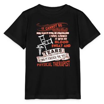 Forever Title Physical Therapist - Stanley/Stella MINI CREATOR Kids’ T-Shirt - black - Front - Mikhail (115cm)