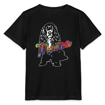 Boykin Spaniel Boykin Spaniel Mama - Stanley/Stella MINI CREATOR Kids’ T-Shirt - black - Front - Mikhail (115cm)