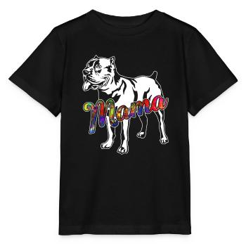 Cane corso Cane corso Mama - Stanley/Stella MINI CREATOR Kids’ T-Shirt - black - Front - Mikhail (115cm)