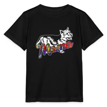 Australian Terrier Australian Terrier Mama - Stanley/Stella MINI CREATOR Kids’ T-Shirt - black - Front - Mikhail (115cm)