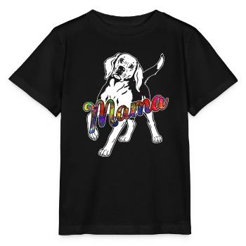 Beagle Beagle Mama - Stanley/Stella MINI CREATOR Kids’ T-Shirt - black - Front - Mikhail (115cm)
