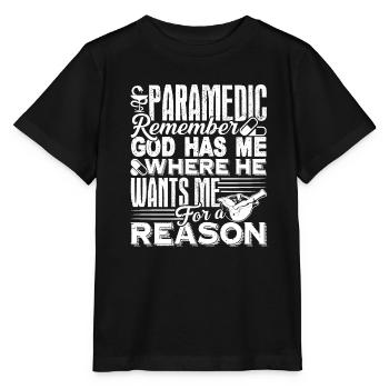 Paramedic I Am A Paramedic - Stanley/Stella MINI CREATOR Kids’ T-Shirt - black - Front - Mikhail (115cm)