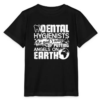 Dental Hygienist God Made Dental Hygienists - Stanley/Stella MINI CREATOR Kids’ T-Shirt - black - Front - Mikhail (115cm)