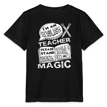English Teacher I'm An English Teacher - Stanley/Stella MINI CREATOR Kids’ T-Shirt - black - Front - Mikhail (115cm)