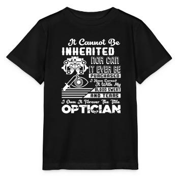 Optician Forever The Title Optician - Stanley/Stella MINI CREATOR Kids’ T-Shirt - black - Front - Mikhail (115cm)