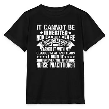 Forever The Title Nurse Practitioner - Stanley/Stella MINI CREATOR Kids’ T-Shirt - black - Front - Mikhail (115cm)