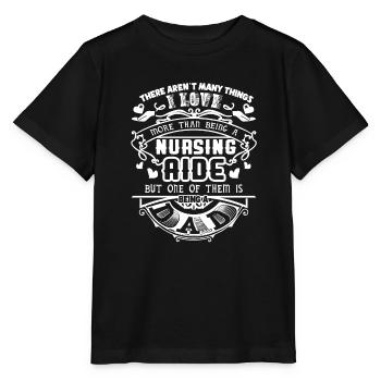 Nursing Aide Nursing Aide Dad - Stanley/Stella MINI CREATOR Kids’ T-Shirt - black - Front - Mikhail (115cm)