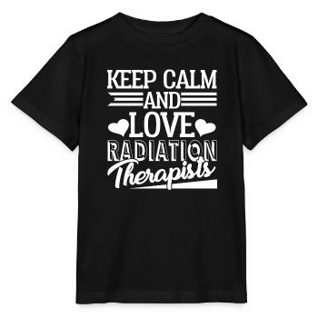 Radiation Therapist Love Radiation Therapists - Stanley/Stella MINI CREATOR Kids’ T-Shirt - black - Front - Mikhail (115cm)