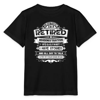 Administrative Assistant Caution - Stanley/Stella MINI CREATOR Kids’ T-Shirt - black - Front - Mikhail (115cm)
