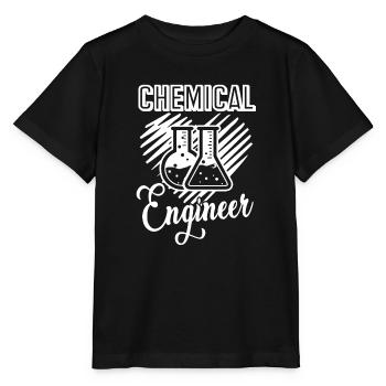 Chemical Engineer Chemical Engineer Heart - Stanley/Stella MINI CREATOR Kids’ T-Shirt - black - Front - Mikhail (115cm)