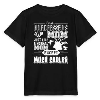 Hairdresser Hairdresser Mom Cooler - Stanley/Stella MINI CREATOR Kids’ T-Shirt - black - Front - Mikhail (115cm)