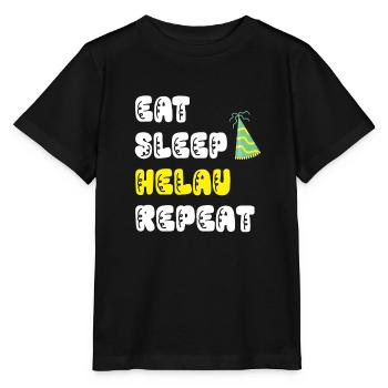 Helau Karneval Fasching Rosenmontag Fastnacht - Stanley/Stella Kinder T-Shirt MINI CREATOR  - Schwarz - Vorne - Mikhail (115cm)