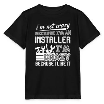 Installer I am An Installer - Stanley/Stella MINI CREATOR Kids’ T-Shirt - black - Front - Mikhail (115cm)