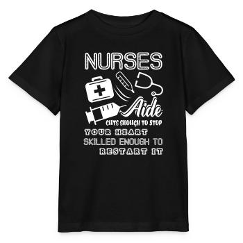 Nursing Aide Skilled Nursing Aide - Stanley/Stella MINI CREATOR Kids’ T-Shirt - black - Front - Mikhail (115cm)