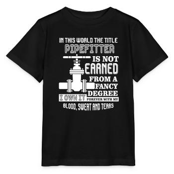 Pipefitter Forever The Title Pipefitter - Stanley/Stella MINI CREATOR Kids’ T-Shirt - black - Front - Mikhail (115cm)