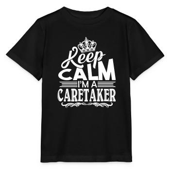 Caretaker I am A Caretaker - Stanley/Stella MINI CREATOR Kids’ T-Shirt - black - Front - Mikhail (115cm)