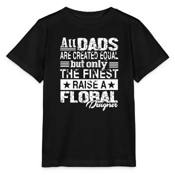 Floral Designer Floral Designer Dad - Stanley/Stella MINI CREATOR Kids’ T-Shirt - black - Front - Mikhail (115cm)