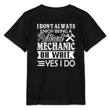 Mechanic Retired Mechanic - Stanley/Stella MINI CREATOR Kids’ T-Shirt - black - Front - Mikhail (115cm)