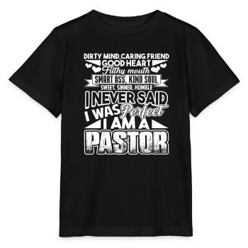 Pastor I Am A Pastor - Stanley/Stella MINI CREATOR Kids’ T-Shirt - black - Front - Mikhail (115cm)
